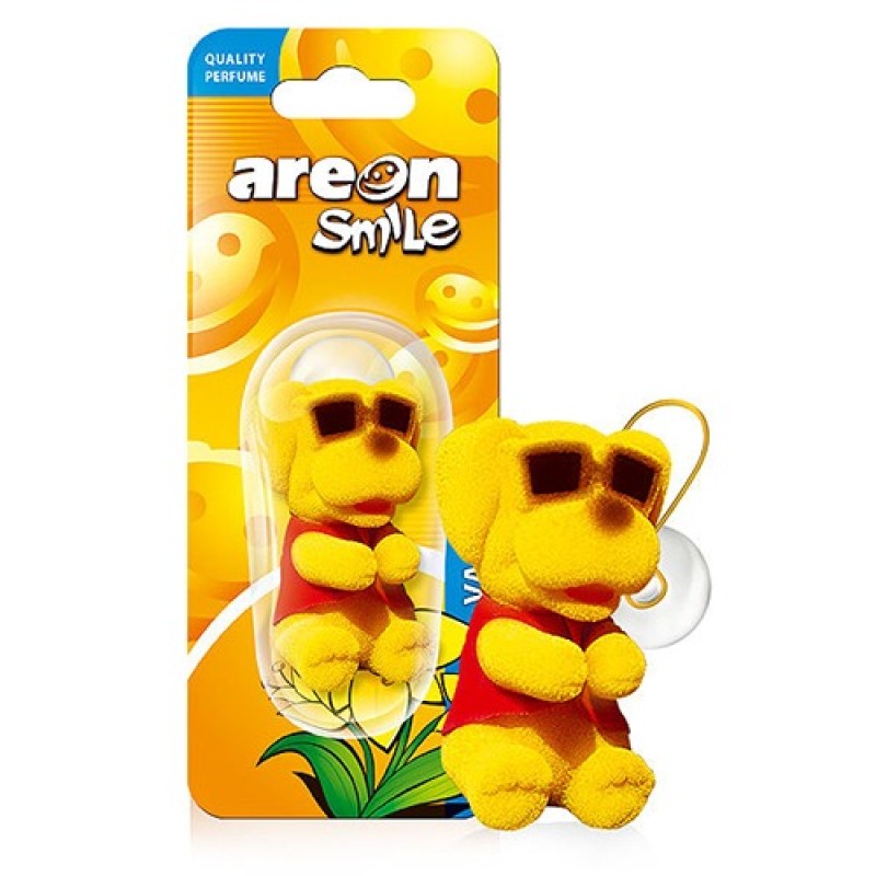 Areon Smile Vanilla (Sari Köpek) Oto Araç Kokusu
