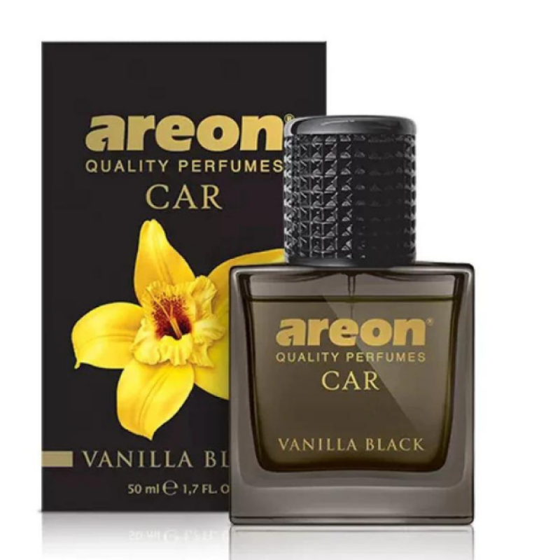 Areon Car Perfume 50 Ml Vanilla Black Oto Araç Parfümü