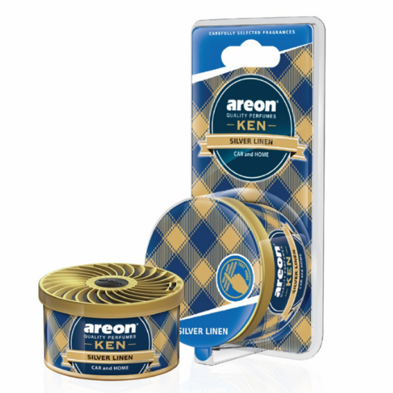 Areon Ken Blister Silver Linen Bardaklik Oto Araç Kokusu