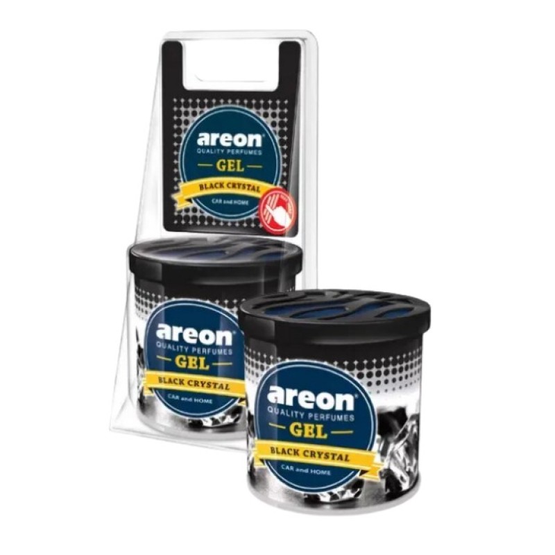 Areon Gel Can Blister Black Crystal Bardaklik Oto Araç Kokusu