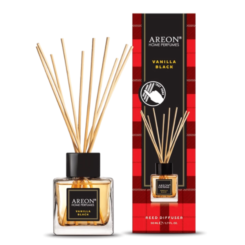 Areon Tartan Vanilla Black 50 Ml Bambu Çubuklu Oda Kokusu