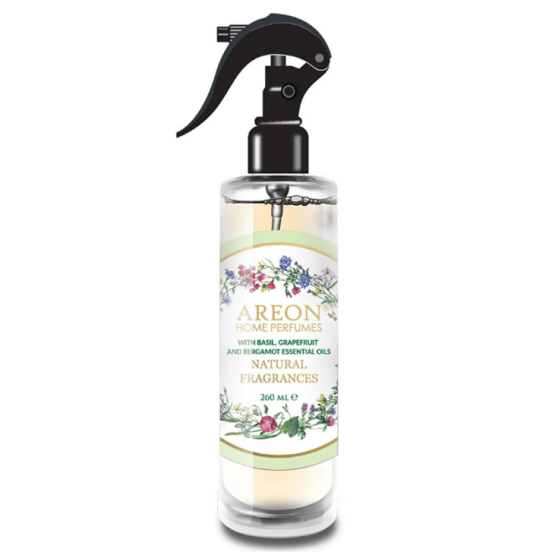 Areon Natural Fragrances 260ml Basil Grapefruit Oda Spreyi