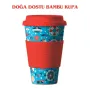 Balev Doğa Dostu Nautical (Sea Red) Bambu Kupa 400 Ml