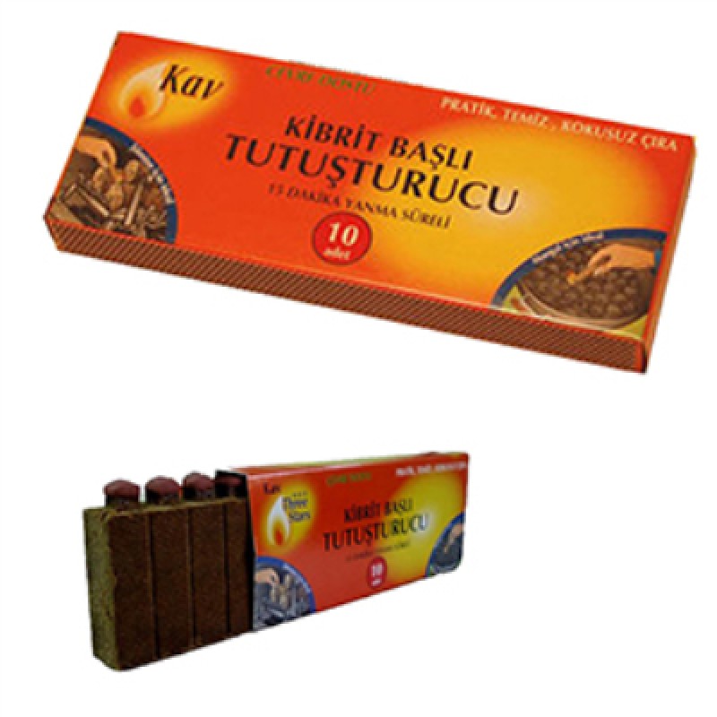 KAV KIBRIT BASLI TUTUSTURUCU 10LU KAV KIBRIT BASLI TUTUSTURUCU 10LU